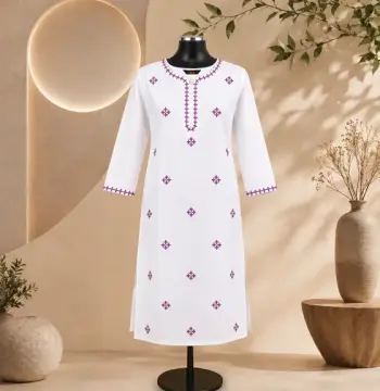 Safa White Elegance Kurti