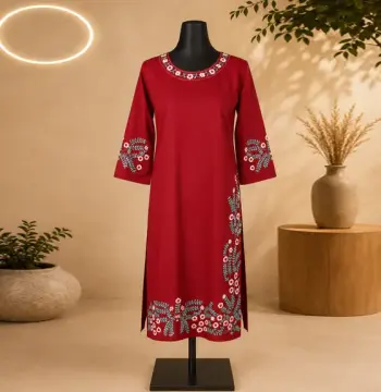 Maroon Kurti